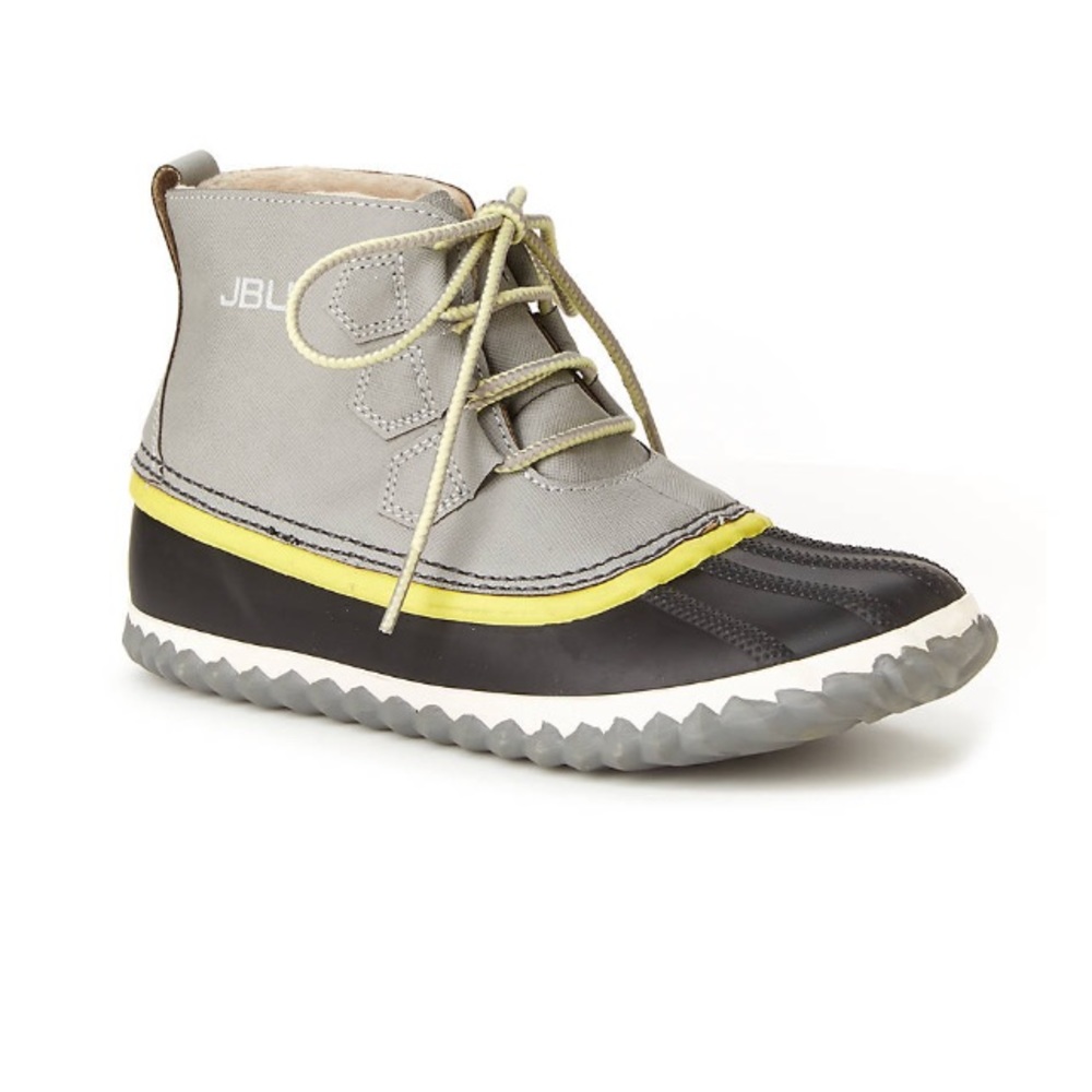 JBU Gray/Yellow Nala Bootie Snow Boot Duck Boot